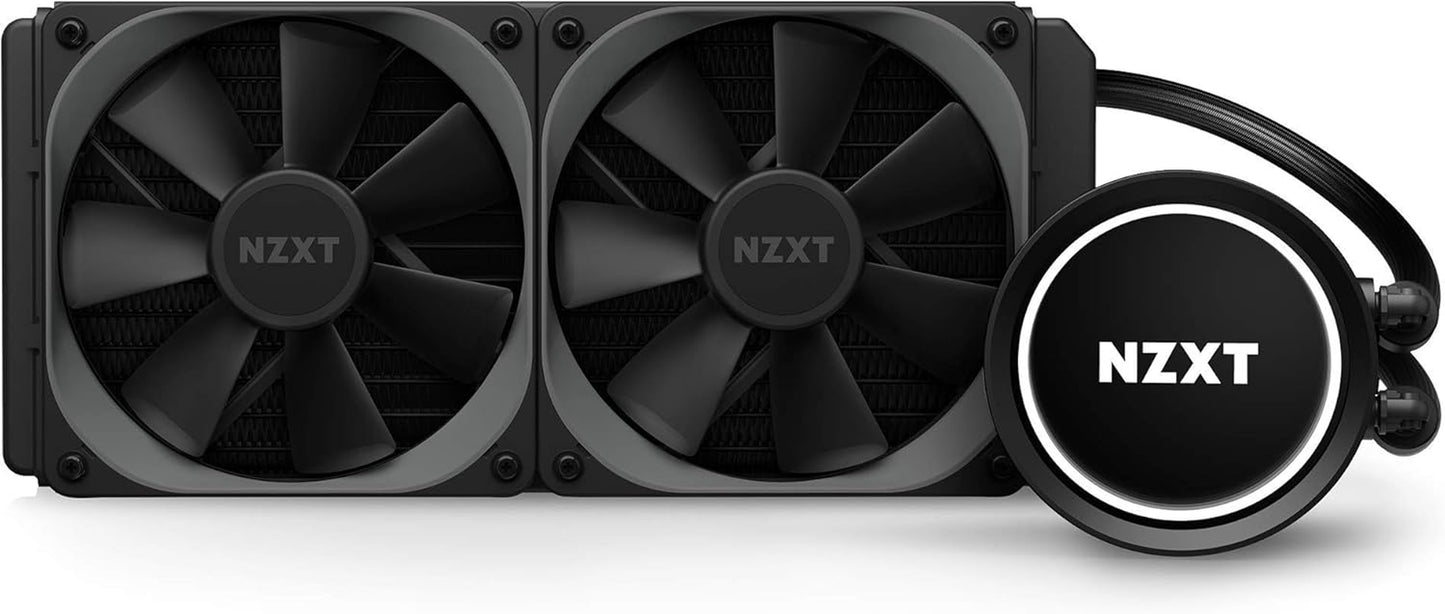 Kraken X53 Black - All-In-One RGB CPU Liquid Cooler - Infinity Mirror Design - Powered by CAM