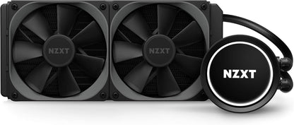 Kraken X53 Black - All-In-One RGB CPU Liquid Cooler - Infinity Mirror Design - Powered by CAM